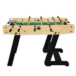 Zizou folding table football in light wood