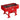 Baby foot Stella Rétro rouge