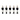 Set of 11 black Marius players and 4 stainless steel bars