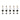 Set of 11 white Marius players and 4 stainless steel bars